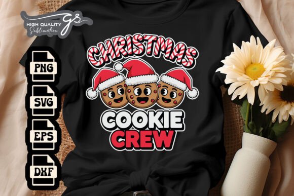 Christmas Cookies Crew Funny SVG Graphics for Crafts