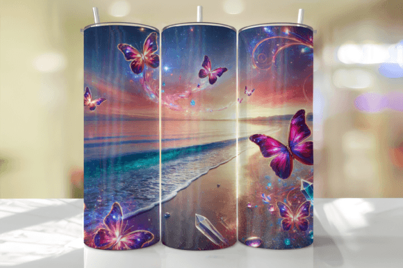Crystals Tumbler Wrap: Graphics for Tumbler Wraps