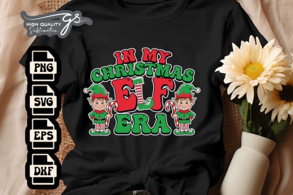 In My Xmas Elf Era Funny SVG: Crafts & Graphics